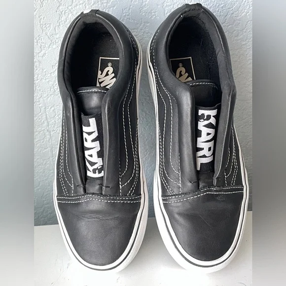 Karl Lagerfeld x Vans Shoes 4.5 Great Condition HOT item! KL Rare Hard to Find!! - Picture 2 of 8